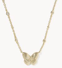 Load image into Gallery viewer, Cailey Butterfly Gold Short Pendant Necklace