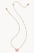 Load image into Gallery viewer, Cailey Butterfly Gold Short Pendant Necklace