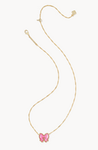 Load image into Gallery viewer, Haley Bow Gold Short Pendant Necklace