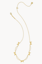Load image into Gallery viewer, Bow Gold Strand Necklace