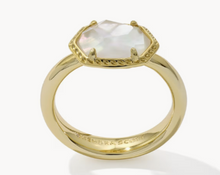Load image into Gallery viewer, Daphne Gold Frame Band Ring