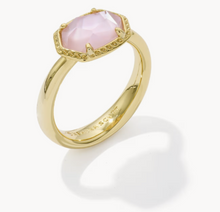 Load image into Gallery viewer, Daphne Gold Frame Band Ring
