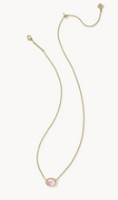 Load image into Gallery viewer, Daphne Gold Frame Short Pendant Necklace