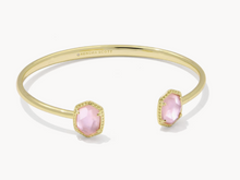 Load image into Gallery viewer, Daphne Gold Frame Cuff Bracelet