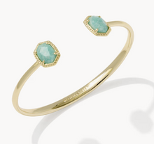 Load image into Gallery viewer, Daphne Gold Frame Cuff Bracelet