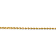 Load image into Gallery viewer, 14k 2.25mm D/C Rope with Lobster Clasp Chain
