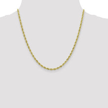 Load image into Gallery viewer, 10k 3mm Semi-Solid Rope Chain
