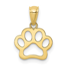 Load image into Gallery viewer, 10K Dog Paw Pendant
