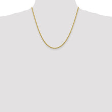 Load image into Gallery viewer, 2.75mm Rope Chain Necklace Solid 10k Yellow Gold 20&quot;
