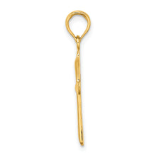 Load image into Gallery viewer, 10K Polished Beveled Tip Cross Charm
