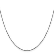 Load image into Gallery viewer, 10k White Gold .9mm Box Chain
