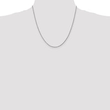 Load image into Gallery viewer, 1.6mm Rope Chain Necklace Solid 14K White Gold 20&quot;
