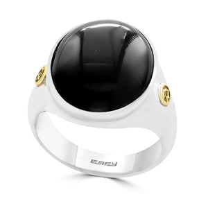 Effy 18k and Silver Black Onyx Ring