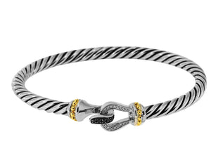 Effy 18k Yellow Gold and Sterling Silver Bracelet