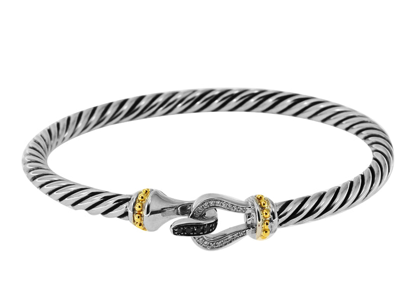 Effy 18k Yellow Gold and Sterling Silver Bracelet