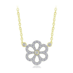 14 Karat Flower Style Necklace