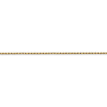 Load image into Gallery viewer, .9mm Box Chain Necklace Solid 14K Yellow Gold 16&quot;

