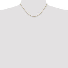Load image into Gallery viewer, 1mm Box Chain Necklace Solid 14K Yellow Gold 16&quot;
