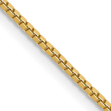 Load image into Gallery viewer, 1mm Box Chain Necklace Solid 14K Yellow Gold 16&quot;
