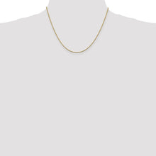 Load image into Gallery viewer, 1.05mm Box Chain Necklace Solid 14K Yellow Gold 18&quot;
