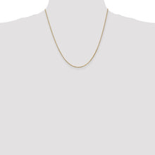 Load image into Gallery viewer, 1.3mm Box Chain Necklace Solid 14K Yellow Gold 20&quot;

