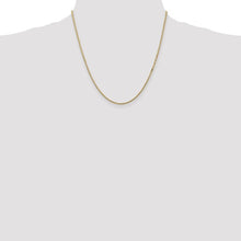 Load image into Gallery viewer, 1.5mm Box Chain Necklace Solid 14K Yellow Gold 20&quot;
