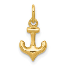 Load image into Gallery viewer, 14k Anchor Charm
