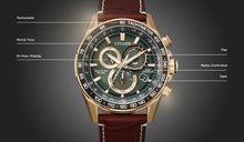 Load image into Gallery viewer, Citizen PCAT Green Dial Watch CB5919-00X
