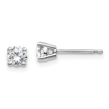 Load image into Gallery viewer, 14kw 1/2ct Lab Grown Diamond VS/SI+ G+ Round Comp Heavyweight Earrings
