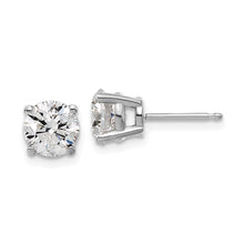 Load image into Gallery viewer, 14kw 2ct Lab Grown Diamond VS/SI+ G+ Round Comp Heavyweight Earrings
