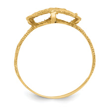 Load image into Gallery viewer, 14K Diamond Cut Filigree Ring
