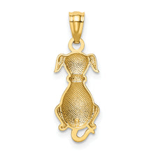 Load image into Gallery viewer, 14k Polished Sitting Dog Pendant
