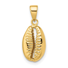 Load image into Gallery viewer, 14k Polished 3-D Cowrie Shell Pendant
