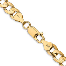 Load image into Gallery viewer, 6.75mm Curb Chain Necklace Solid 14K Yellow Gold 24&quot;
