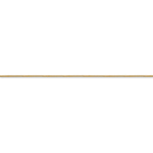 14k .6mm Octagonal Snake Chain