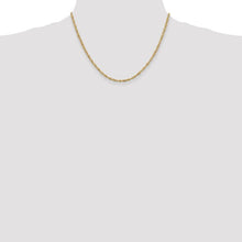 Load image into Gallery viewer, 2mm Singapore Chain Necklace Solid 14K Yellow Gold 18&quot;

