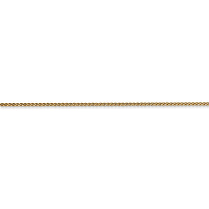14k 1.05mm D/C Spiga with Lobster Clasp Chain