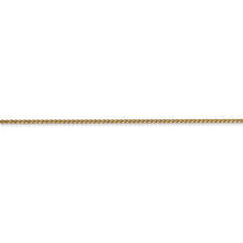 Load image into Gallery viewer, 14k 1.05mm Diamond Cut Spiga with Lobster Clasp Chain
