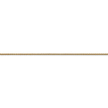 Load image into Gallery viewer, 1mm Wheat Chain Necklace Solid 14K Yellow Gold 18&quot;
