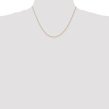 Load image into Gallery viewer, 1mm Wheat Chain Necklace Solid 14K Yellow Gold 18&quot;

