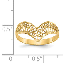 Load image into Gallery viewer, 14k Diamond-Cut Filigree Ring
