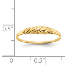 Load image into Gallery viewer, 14K Ridged Dome Ring
