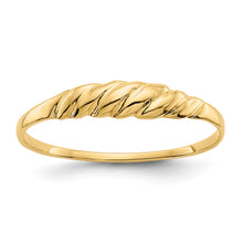 Load image into Gallery viewer, 14K Ridged Dome Ring

