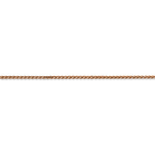 Load image into Gallery viewer, 1.7mm Singapore Chain Necklace Solid 14K Rose Gold 18&quot;
