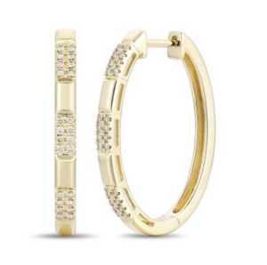 14K Honey Gold™ Earrings | Nude Diamonds™ 1/4 cts