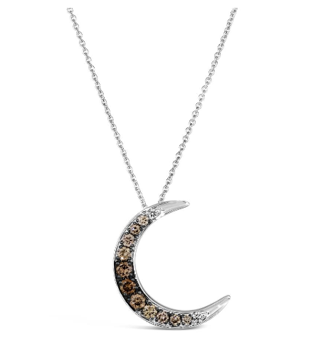 14K Vanilla Gold® Pendant | Chocolate Ombré Diamonds® 3/8 cts.