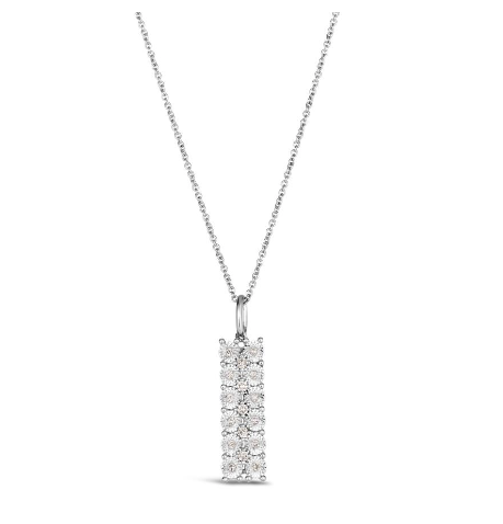 14K Vanilla Gold® Pendant | Vanilla Diamonds® 1/8 cts.