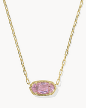 Load image into Gallery viewer, Elisa Luxe Gold Short Pendant Necklace
