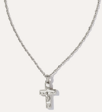 Load image into Gallery viewer, Cross Pendant Necklace in Silver
