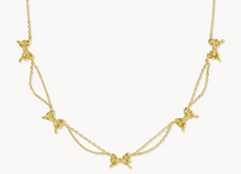 Load image into Gallery viewer, Bow Gold Strand Necklace
